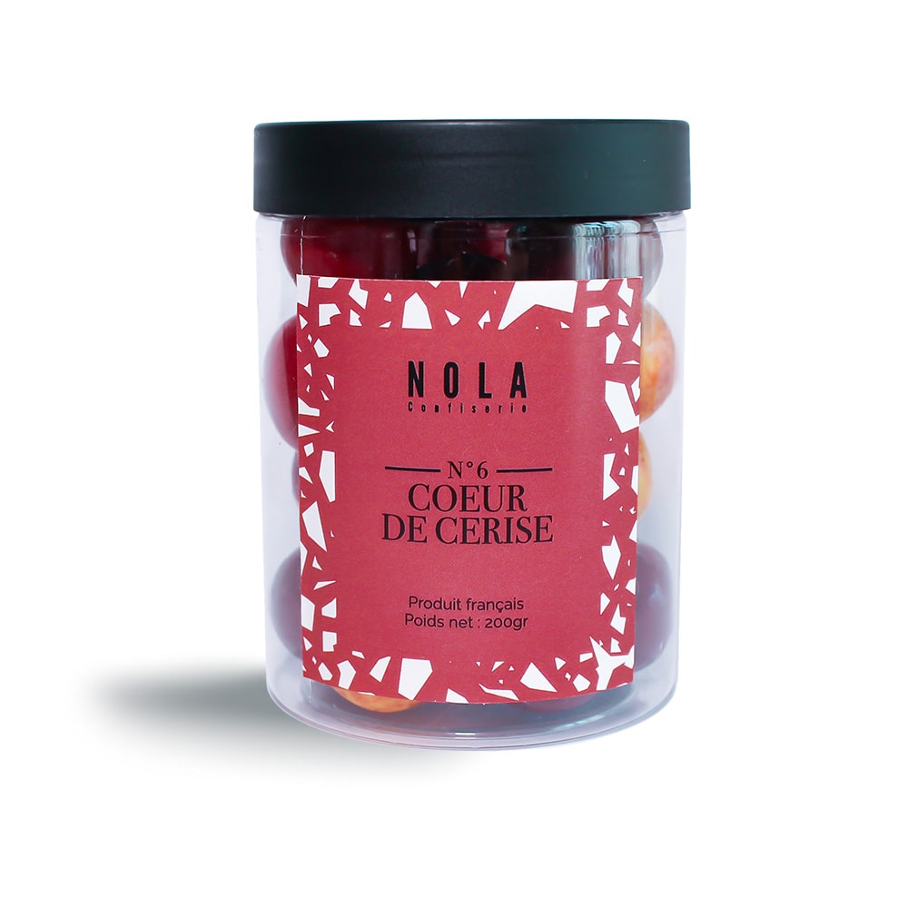 boite moyenne coeur de cerise pâte de fruit chocolat