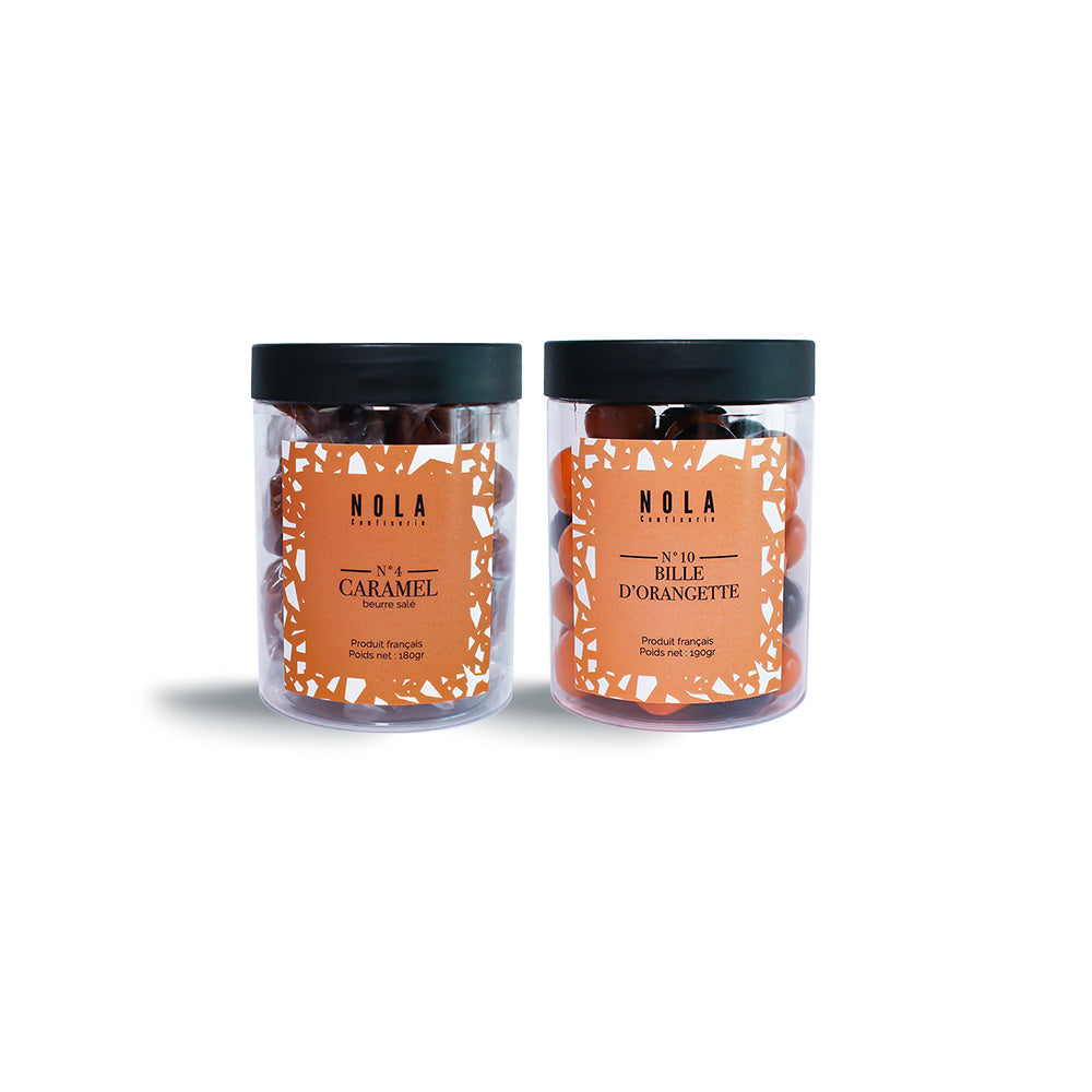 photo set 3 caramel beurre salé et bille d'orangette