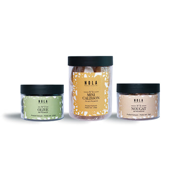 photo set 4 olive de provence mini calisson et nougat de montelimar
