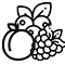 icône fruit panier